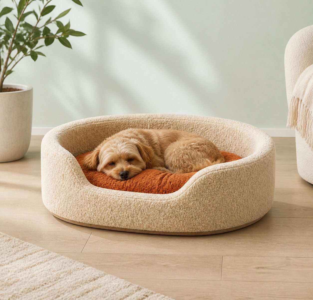 Cloud Rest pet bed in a calm home
