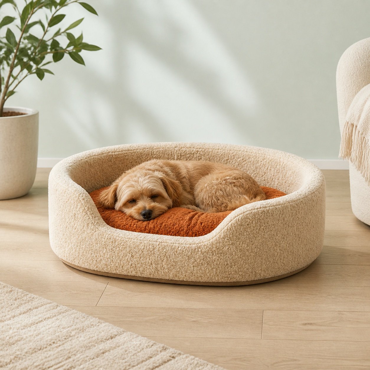 Cloud Rest pet bed in a calm home